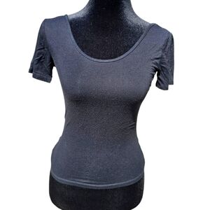 Aeropostale Classic Black Fitted Top Small